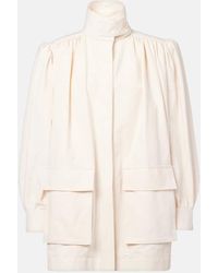 Chloé - Jacke Aus Baumwoll-Canvas - Lyst