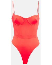Alex Perry - Carsen Corset Bodysuit - Lyst