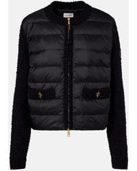 Moncler - Daunenjacke Aus Boucle - Lyst