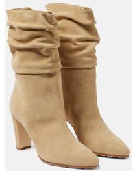 Manolo Blahnik - Calasso Suede Ankle Boots - Lyst
