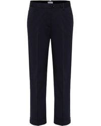 Woolrich Pantalon en coton - Bleu