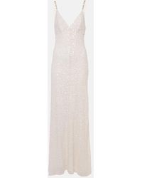 Jenny Packham - Bridal Nora Sequined Silk Gown - Lyst