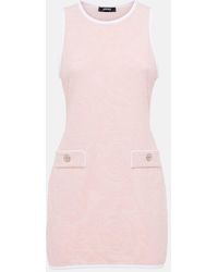 Versace - Debossed Minidress - Lyst