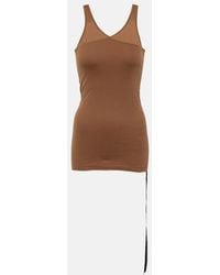 Rick Owens - Drkshdw Double Ziggy Cotton Tank Top - Lyst