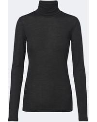 Jil Sander - Jersey Turtleneck Top - Lyst