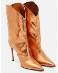 Alexandre Vauthier - Leather Ankle Boots - Lyst