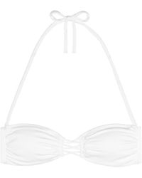 Melissa Odabash Bandeau-Bikinitop Maldives - Weiß