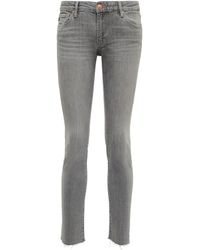 AG Jeans Prima Mid-rise Skinny Jeans - Gray