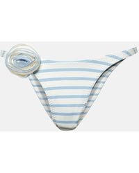 SAME - Rose 90S Floral-Applique Bikini Bottoms - Lyst