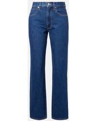 SLVRLAKE Denim - Sophie High-Rise Straight Jeans - Lyst