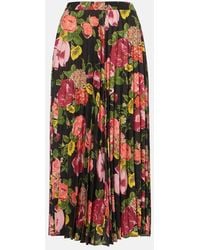 Junya Watanabe - Pleated Midi Skirt - Lyst