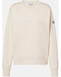Moncler - Logo Cotton Jersey Sweatshirt - Lyst