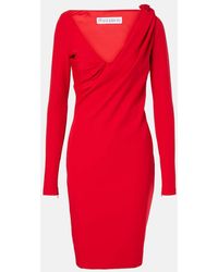 JW Anderson - Draped Midi Dress - Lyst