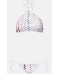 Missoni - Zigzag Halterneck Bikini - Lyst