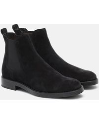 Tod's - Suede Chelsea Boots - Lyst