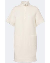 Max Mara - Virgin Wool Jersey Sweatshirt Dress - Lyst