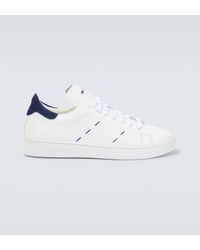 Kiton - Stitched Leather Sneakers - Lyst