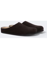 Common Projects - Suede Clogs - Lyst
