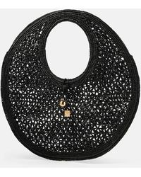 Jacquemus - Raffia Round Beach Tote - Lyst