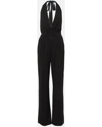 Max Mara - Nice Halterneck Jersey Jumpsuit - Lyst