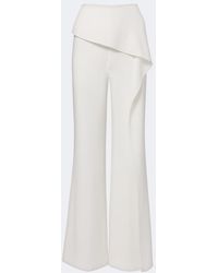 Roland Mouret - Draped Flared Pants - Lyst