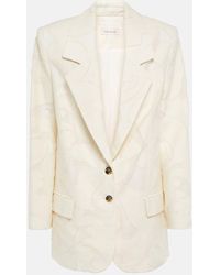 The Mannei - Caen Jacquard Cotton Blazer - Lyst