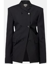 KHAITE - Rolo Wool And Silk Cady Blazer - Lyst