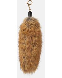 Burberry - Faux-fur Bag Charm - Lyst