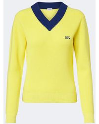 Loewe - Double L Cotton And Wool Sweater - Lyst