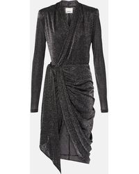 Isabel Marant - Cleora Lame Wrap Dress - Lyst