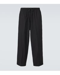 Umit Benan - Julian Virgin Wool Straight Pants - Lyst