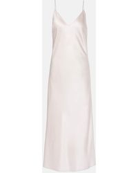 JOSEPH - Robe En Satin De Soie - Lyst