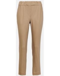 Brunello Cucinelli - Cotton-Blend Twill Chinos - Lyst