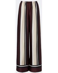 Faithfull the Brand - Jensen Striped Satin Palazzo Pants - Lyst