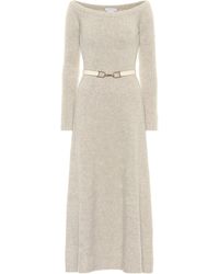 Gabriela Hearst Maxikleid Getrude mit Seidenanteil - Grau