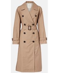 Max Mara - Fiorito Cotton-Blend Twill Trench Coat - Lyst