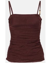 SIR. - Gathered Jersey Tank Top - Lyst