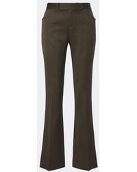 Balmain - Virgin Wool Straight Pants - Lyst