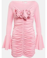 Magda Butrym - Ruched Jersey Mini Dress - Lyst