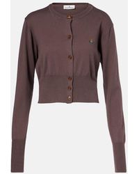 Vivienne Westwood - Cardigan Orb Aus Baumwolle Und Kaschmir - Lyst