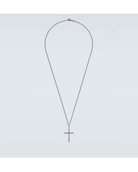 Ileana Makri - Classic 18Kt And Steel Necklace With Diamonds - Lyst