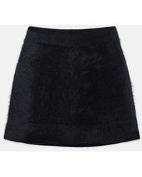 Dorothee Schumacher - Fluffy Statement Wool-Blend Miniskirt - Lyst