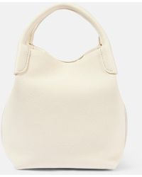 Loro Piana - Bale Small Leather Shoulder Bag - Lyst