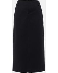 Vince - Low-Rise-Midirock Aus Einem Baumwollgemisch - Lyst