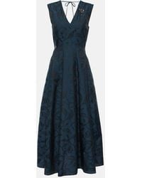 Max Mara - Robe Midi Diego En Jacquard - Lyst