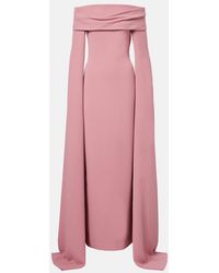 Solace London - Nuri Draped Gown - Lyst