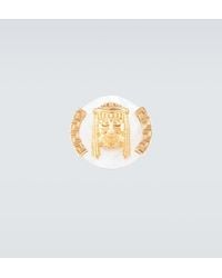 Versace - Anello La Maschera Con Sigillo - Lyst