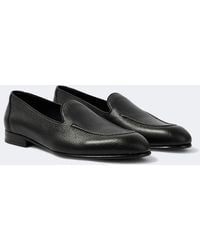 Brioni - Appia Leather Loafers - Lyst