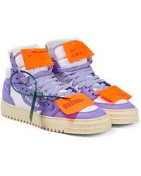 Off-White c/o Virgil Abloh High-Top Sneakers 3.0 Off-Court - Blau