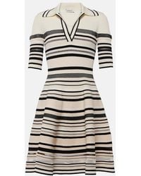 Jonathan Simkhai - Dessie Striped Knitted Minidress - Lyst
